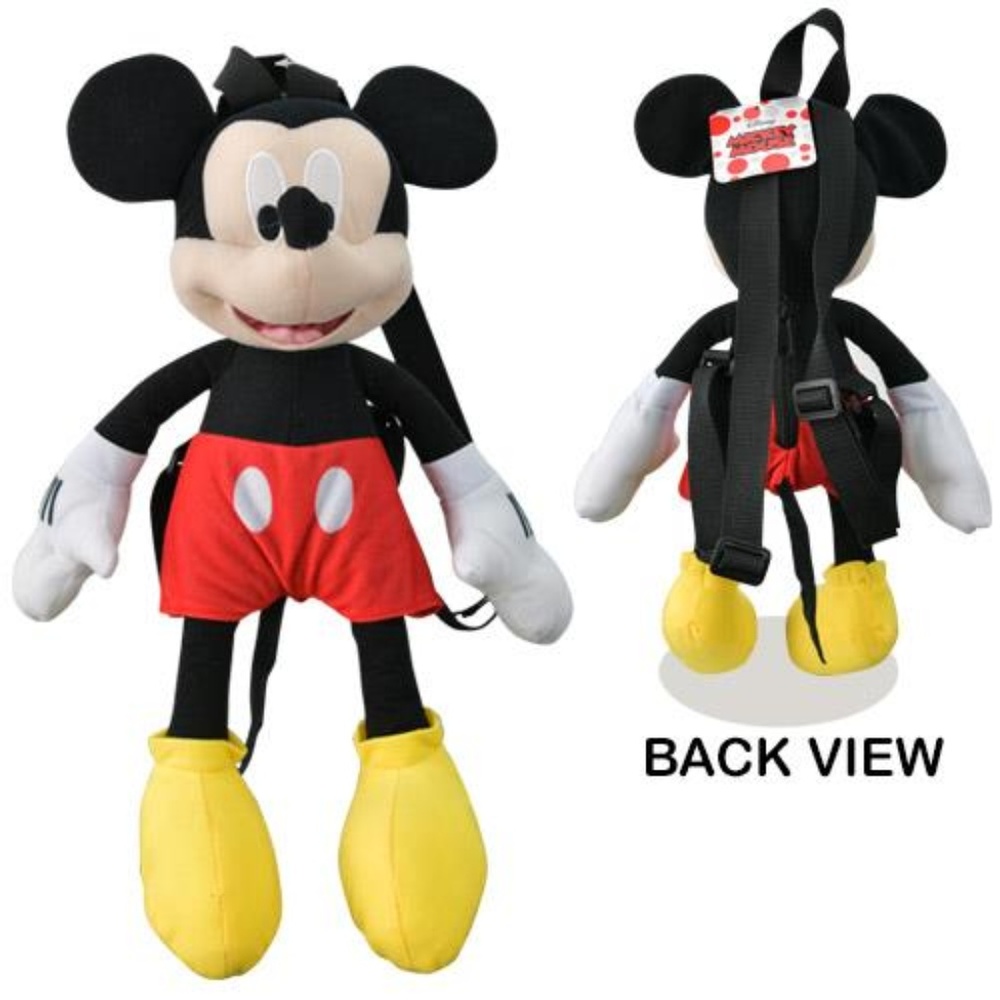 Licensed Disney Mickey 16" Plush Backpack